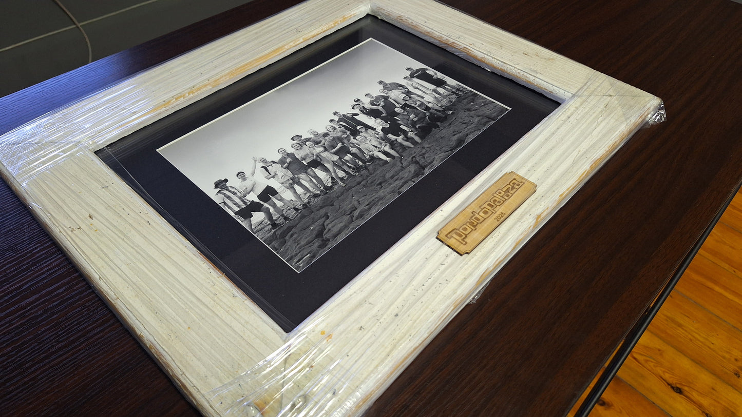 Pondopalooza 2 - Picture Framed in Beach Hut Wood - Dom Wills